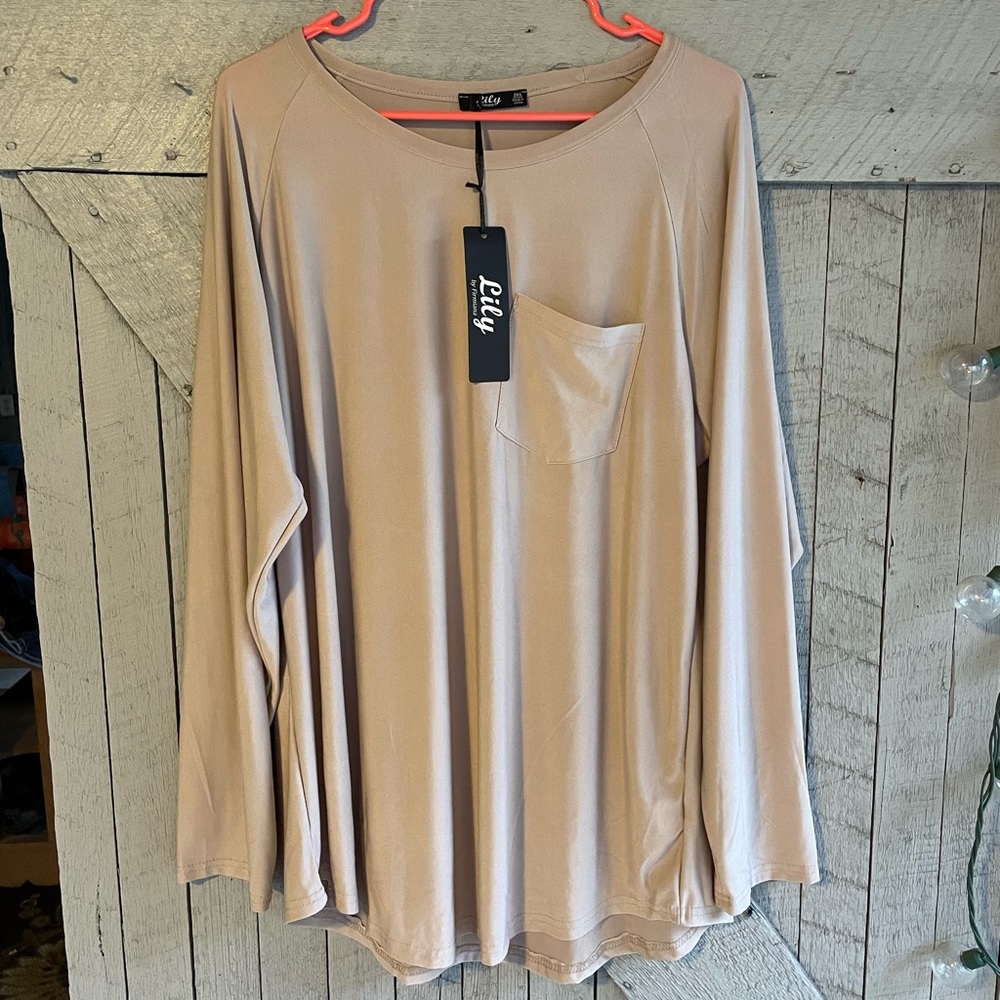 Boutique Beige Top